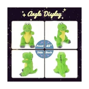 Hopearl Luces LED de dinosaurio de peluche TRex con luz de_3