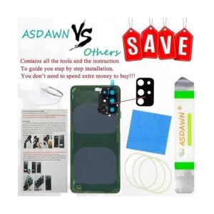 Cubierta trasera de vidrio para Galaxy S20 con lente de_2