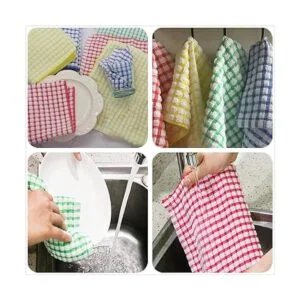 HFGBLG Juego de 8 trapos de cocina de algodón paños de