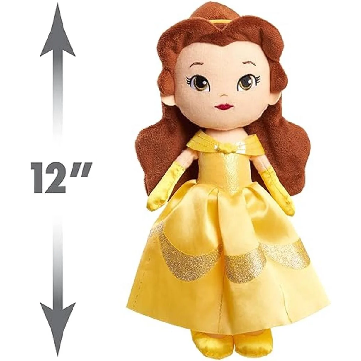 Just Play Vestido de peluche de princesa de Disney So_3