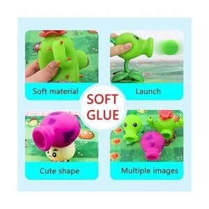 Maikerry 5 piezas de PVZ serie 2 juguetes personajes de_2