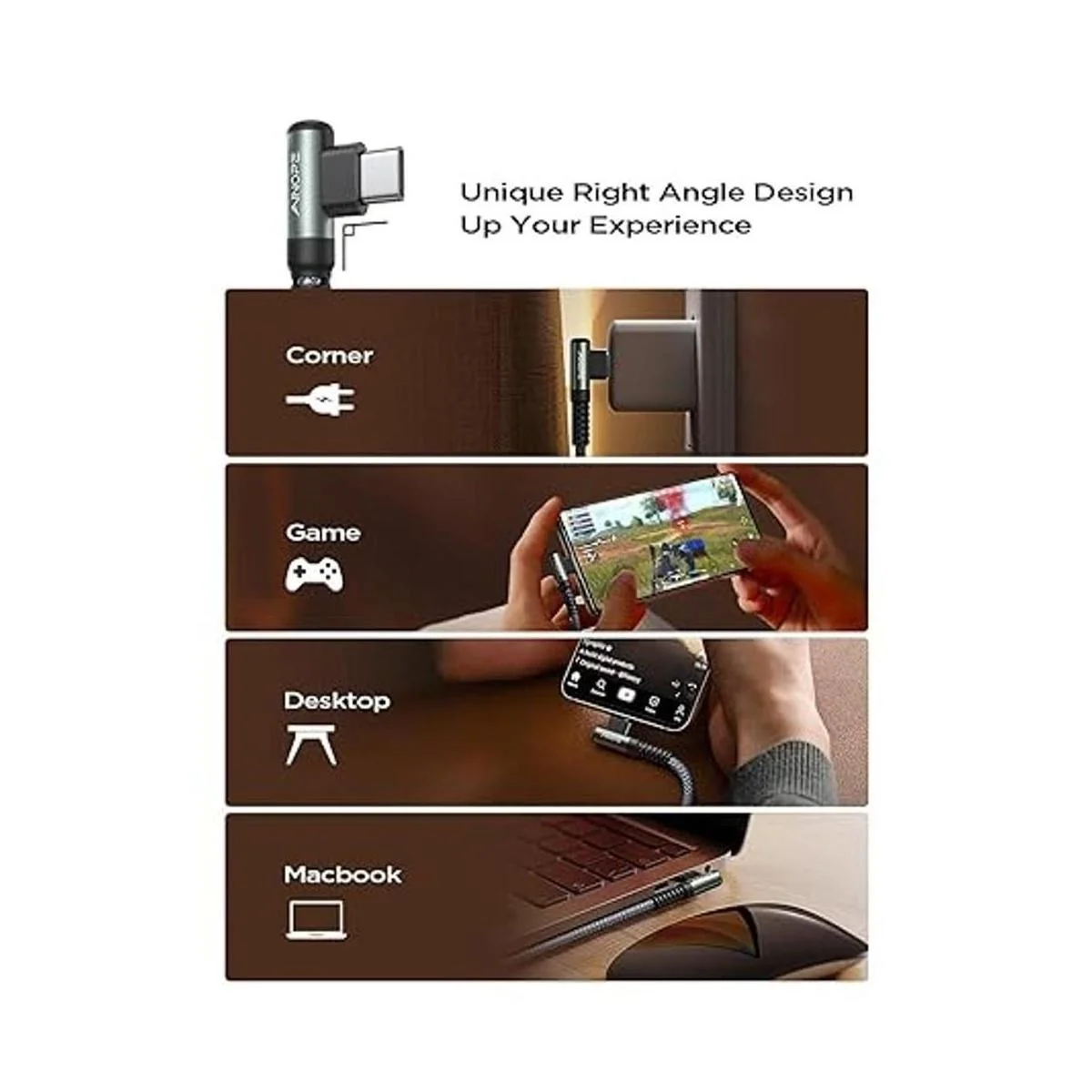 Cable USB C a USB C de 60 W paquete de 2 cables AINOPE_4