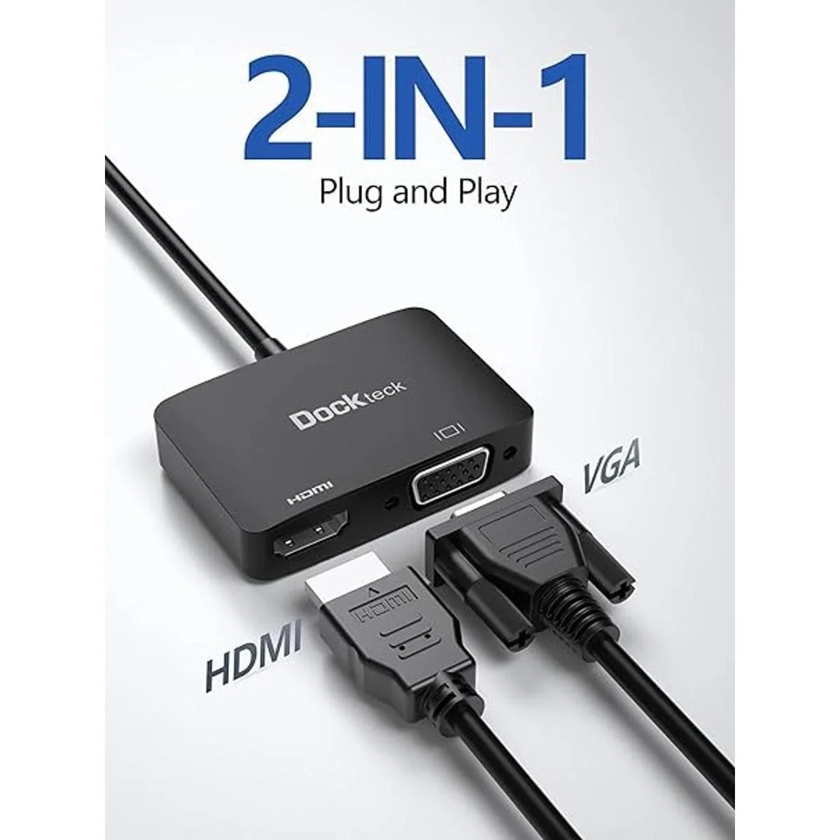 Adaptador de video USB C adaptador HDMI VGA tipo C 4K a_3