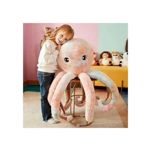 IKASA Juguete de peluche gigante de pulpo jumbo juguete_4