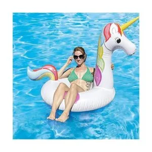 Juego de 3 flotadores de piscina para adultos unicornio_2