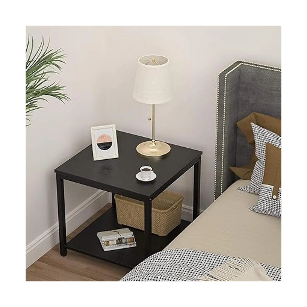 Homieasy Mesa auxiliar cuadrada de 20 pulgadas mesa_3