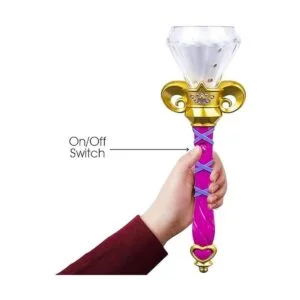 ArtCreativity Varita giratoria de diamante multicolor con_3