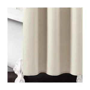 Lush Decor Cortina de ducha con borlas estilo bohemio 72_4