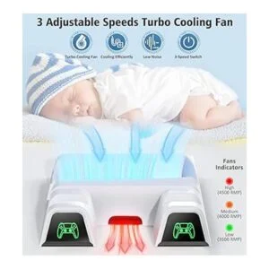 OIVO Soporte PS5 con ventilador de refrigeración por_2