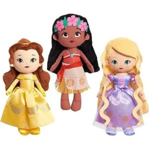 Just Play Vestido de peluche de princesa de Disney So_5