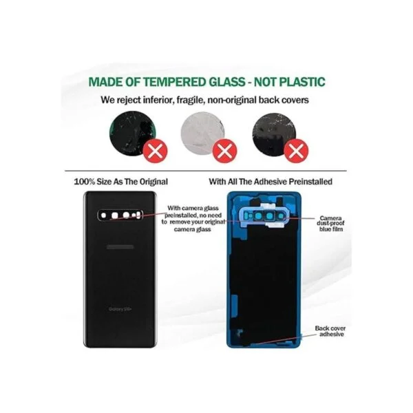 Reemplazo de vidrio para Galaxy S10 con lente de cámara_4