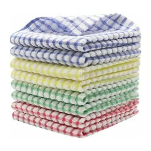 HFGBLG Juego de 8 trapos de cocina de algodón paños de