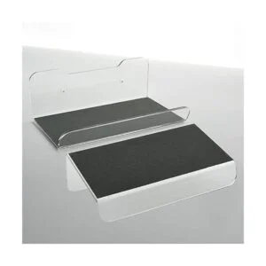 Cosmos 2 estantes de pared flotantes de acrílico para