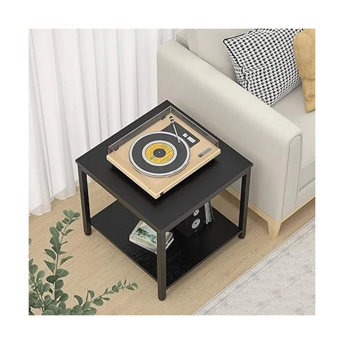 Homieasy Mesa auxiliar cuadrada de 20 pulgadas mesa_2