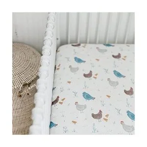 Sorrel Fern Paquete de 2 sábanas de cuna para colchón_3