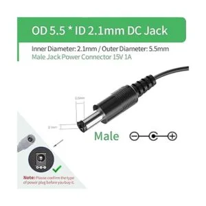 Security01 Paquete de 2 adaptadores de fuente de_3