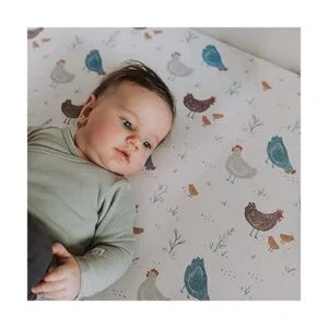 Sorrel Fern Paquete de 2 sábanas de cuna para colchón_6