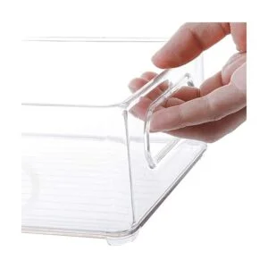 Kingrol Paquete de 8 cubos de almacenamiento de plástico