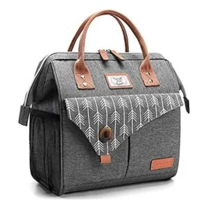 Lekesky Bolsa de almuerzo aislada para mujer lonchera a_1