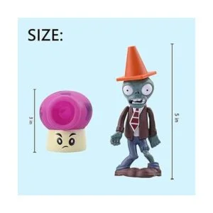 Maikerry 5 piezas de PVZ serie 2 juguetes personajes de_4