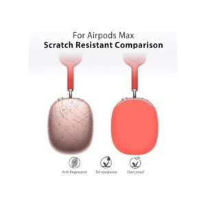 Ankasi Funda para AirPods Max 2020 silicona color rojo_4
