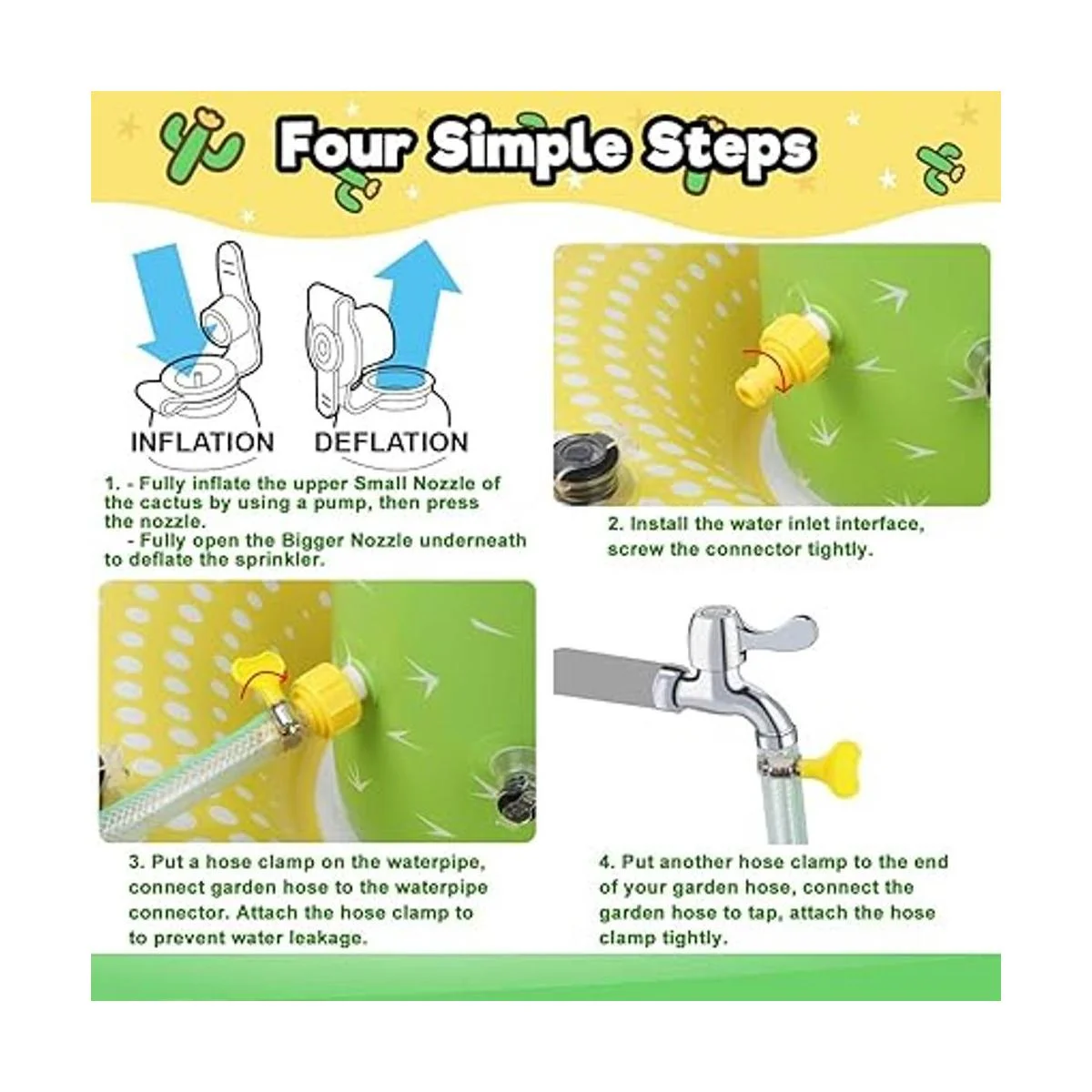 Aspersor de agua de Boogem para niños juguete acuático_6