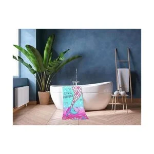 LIVILAN Toalla de playa de microfibra de sirena