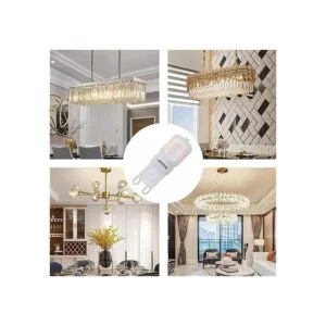 JUNSHI Bombilla LED G9 de 25 W equivalente a halógenos_3