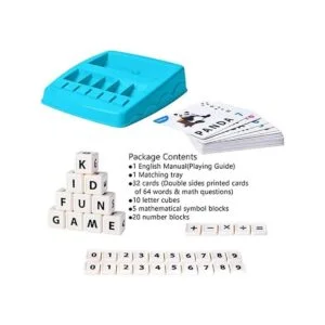Juguetes educativos de aprendizaje 2 en 1 juegos de letras