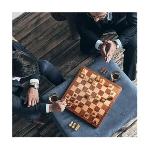 Juego de ajedrez Juego de mesa de madera con_6