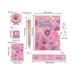 Diario para niñas con cerradura juego de diario para_4