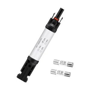 Pvfarosh Soporte para fusibles solares en línea de 20 A