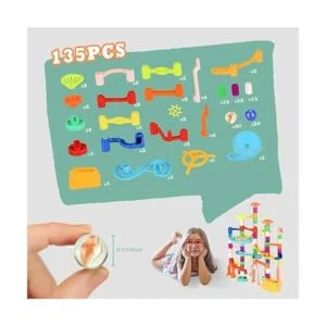 Carrera de mármol 135 piezas de bloques de construcción_2