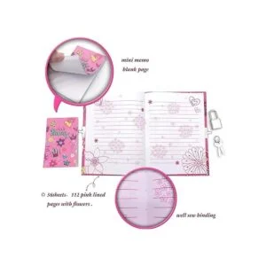 Diario para niñas con cerradura juego de diario para_6