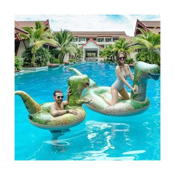 FindUWill Flotador de piscina de dinosaurio flotadores_4