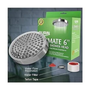 Gurin Cabezal de ducha de alta presión para baño de lujo_3