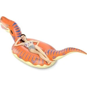 Jasonwell Flotador inflable de dinosaurio para niños y_4