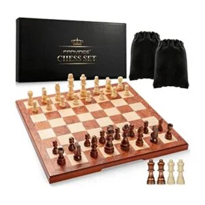 Juego de ajedrez Juego de mesa de madera con_1