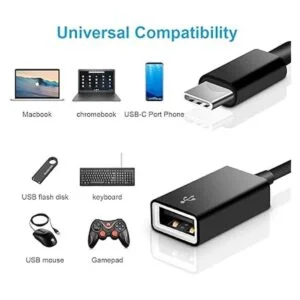 Adaptador USB C a USB Paquete de 2 cable OTG tipo C_3
