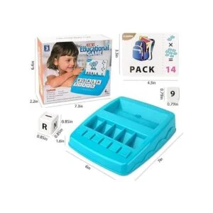 Juguetes educativos de aprendizaje 2 en 1 juegos de letras