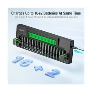 HiQuick 162 Bay Cargador de batería recargable de carga_2