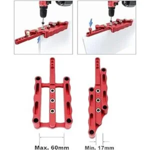 ANPTGHT Guía de taladro de carpintería autocentrada con_5