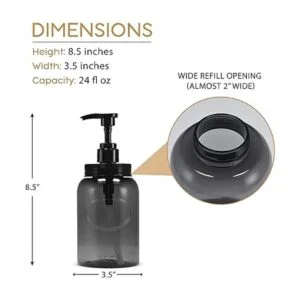 Bottiful Home Juego de 4 dispensadores de botellas de_3