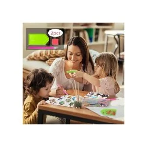 Labeol Kits de 42 calcomanías de pintura de diamantes 5D_4