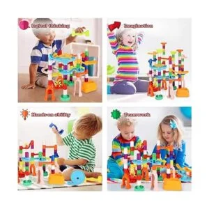 Carrera de mármol 135 piezas de bloques de construcción_3