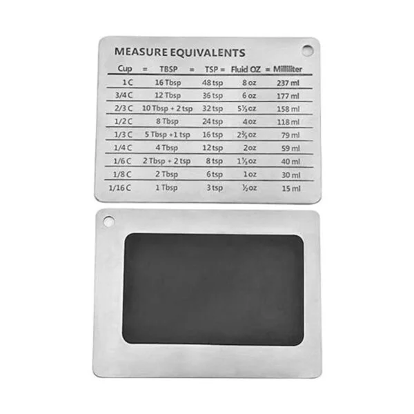 1 unidad de cocina magnética de acero inoxidable.