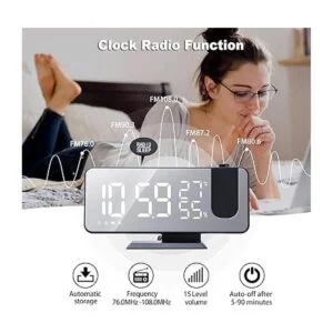 Reloj despertador digital de proyección para dormitorios_3