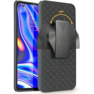 Funda con clip para Moto One 5G Nakedcellphone banda de_3
