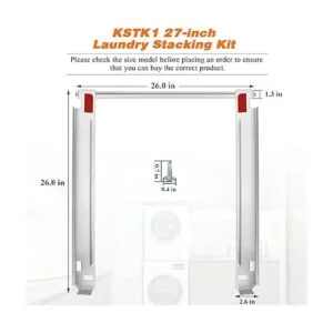 KSTK1 Kit de apilamiento de lavandería de 27 pulgadas de_5