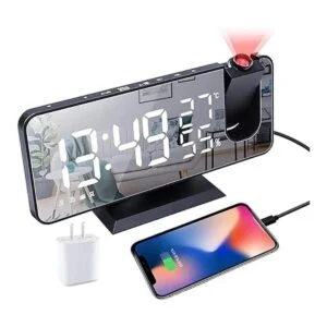 Reloj despertador digital de proyección para dormitorios_1
